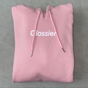 Glossier- Original Pink Hoodie